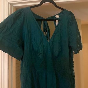 Loft Emerald Green Jumpsuit